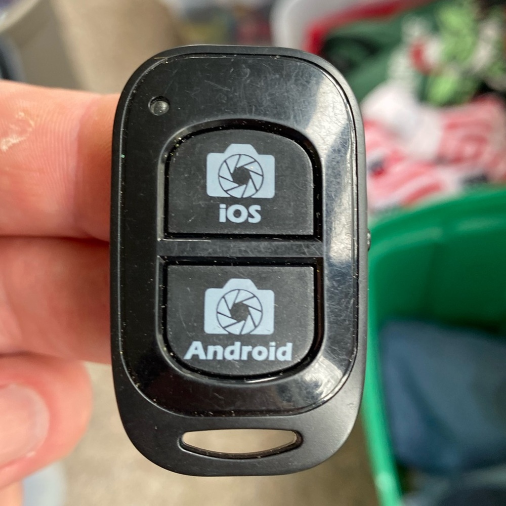 Bluetooth Wireless Camera Remote Shutter Release Button Android iOS Phone  #5052